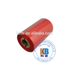 Cinta de material de resina Cinta de impresión Cinta de tinta TTR compatible en rojo para impresión en papel térmico